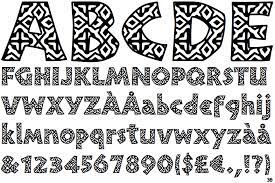 African Textile One Font